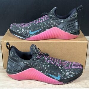Nike React Metcon AMP Shoes Mens Size 11 Black Pink Training Athletic CN5501-046